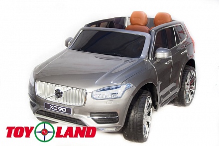 Электромобиль Джип Volvo XC 90, серый 